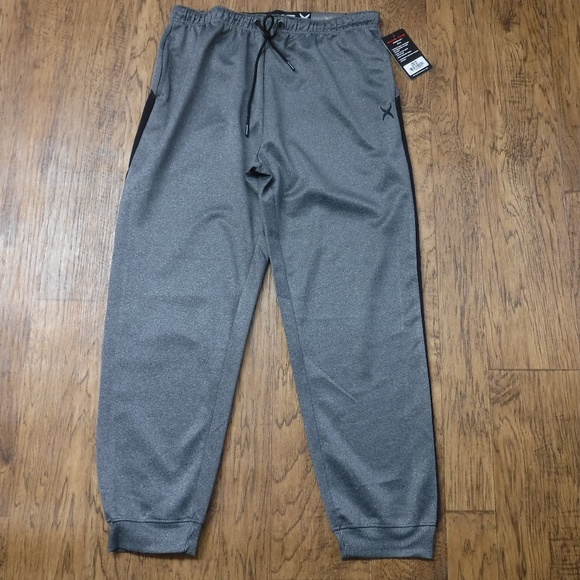 Game Time Rapid Dry Tech Black Accent on GrayElastic Waistband Athletic Pant - Picture 3 of 8